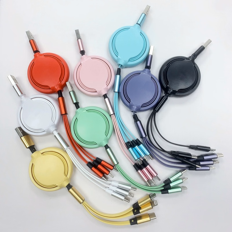 Usb 3-In-1 Retractable Cable