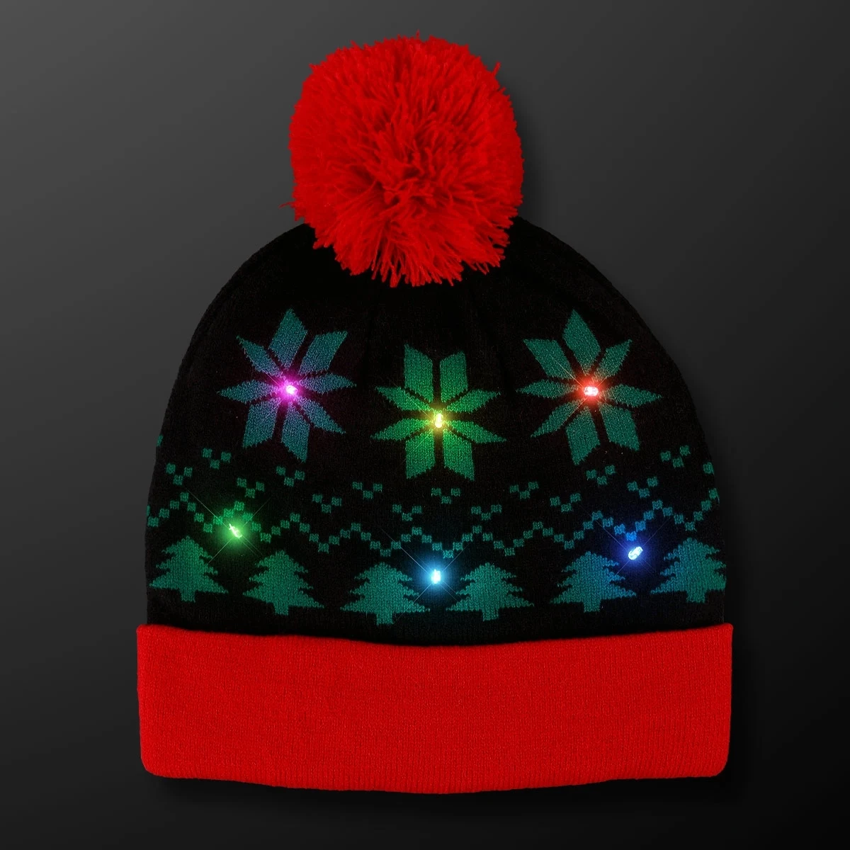 Light Up Christmas Beanie Hat 1