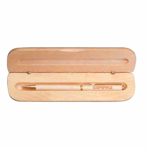 WOODEN PEN BOX