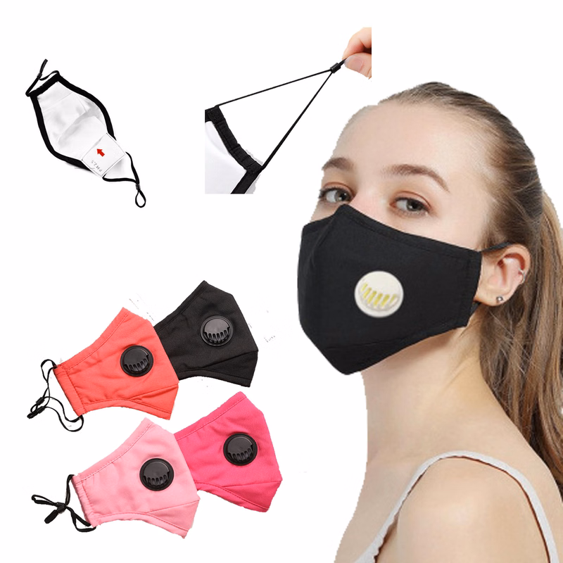 Cotton Face Mask With Valve