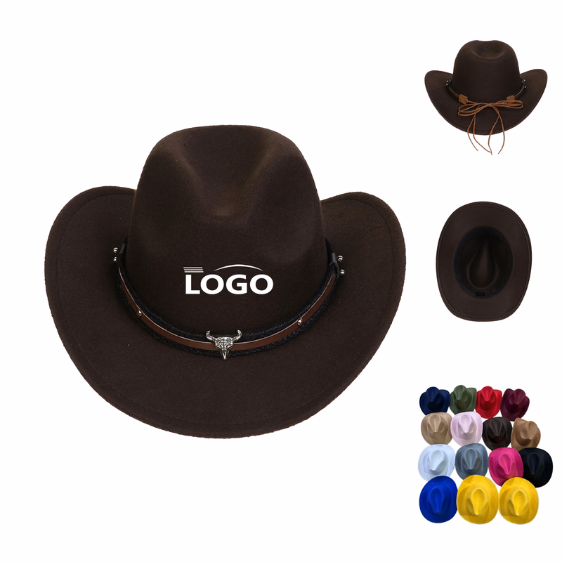 Vintage Style Polyester Cowboy Hat
