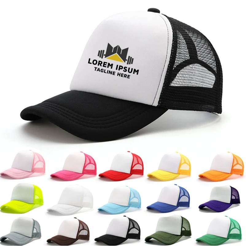 Trucker Mesh Hat with Adjustable Snapback Strap 1