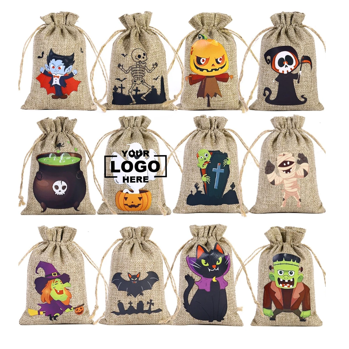 Drawstring Burlap Gift Bags 1