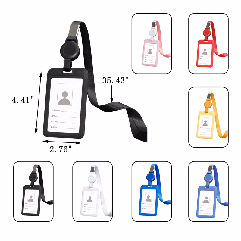 Work Badge Card Retractable Holder