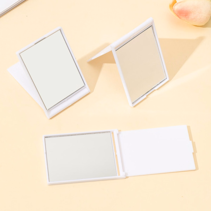 Small Makeup Folding Rectangle Compact Mirror
