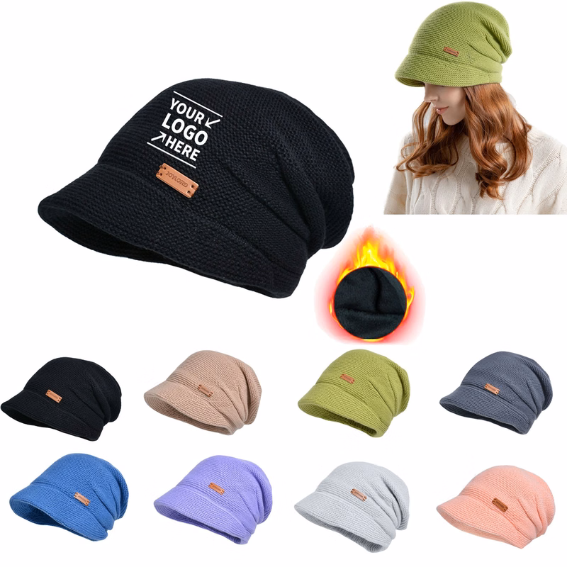 Warm Knit Cap W/ Ear Protection