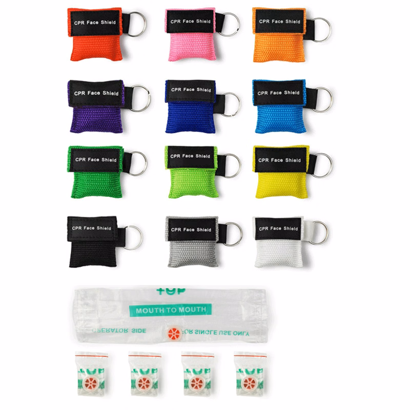Disposable CPR Face Shield Mask With Keyring