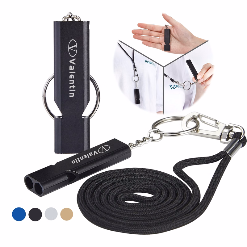 Emergency Whistle With Lanyard And Keychain