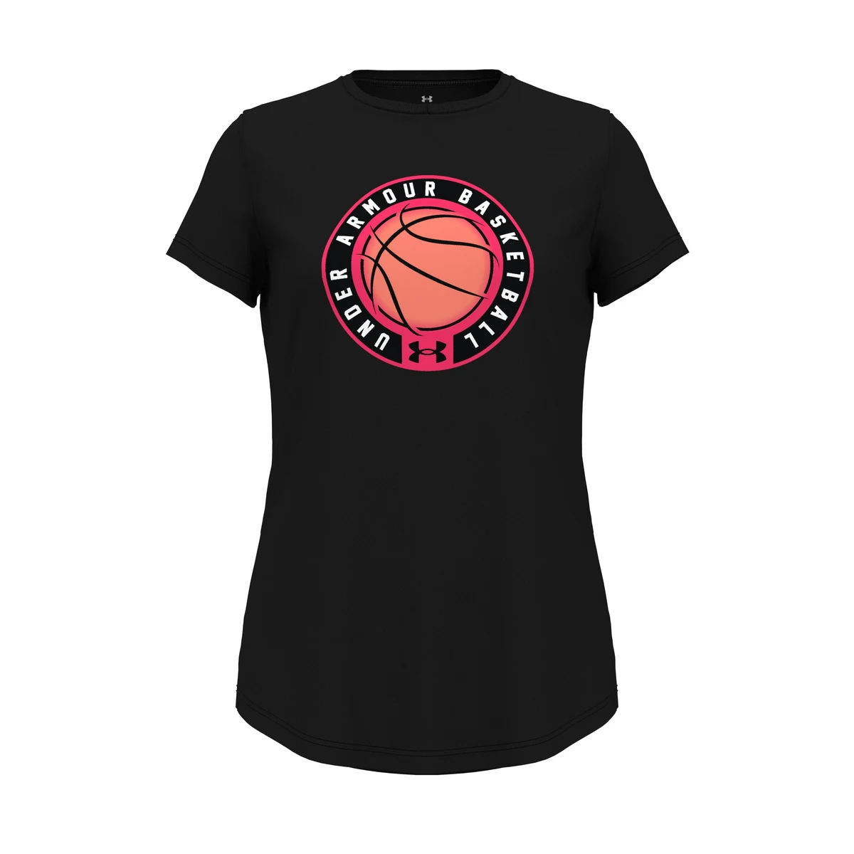 Girls' UA Basketball Club Short Sleeve, custom youth shirt with logo imprint 1