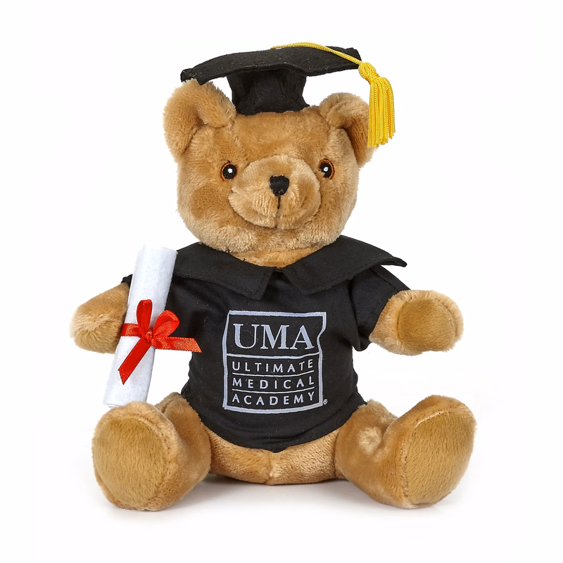 Extra Soft Style 10" Bear with Graduation Uniform
