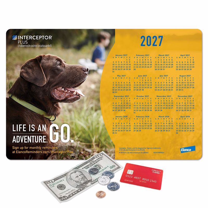 Origin'L Fabric Heavy Duty Fabric Calendar Counter Mat-10"x15"x1/4"