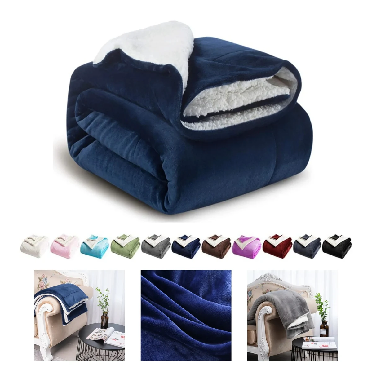 Classic Winter Blanket Double Sided 1