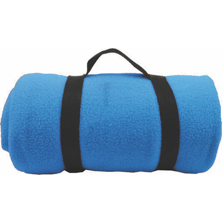 Fleece Blanket w/Nylon Strap 1