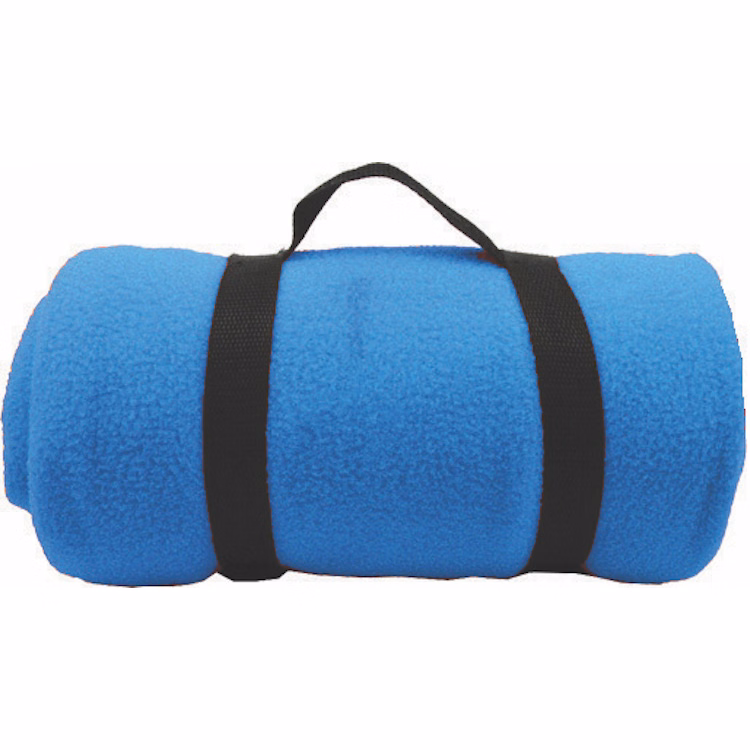 Fleece Blanket w/Nylon Strap