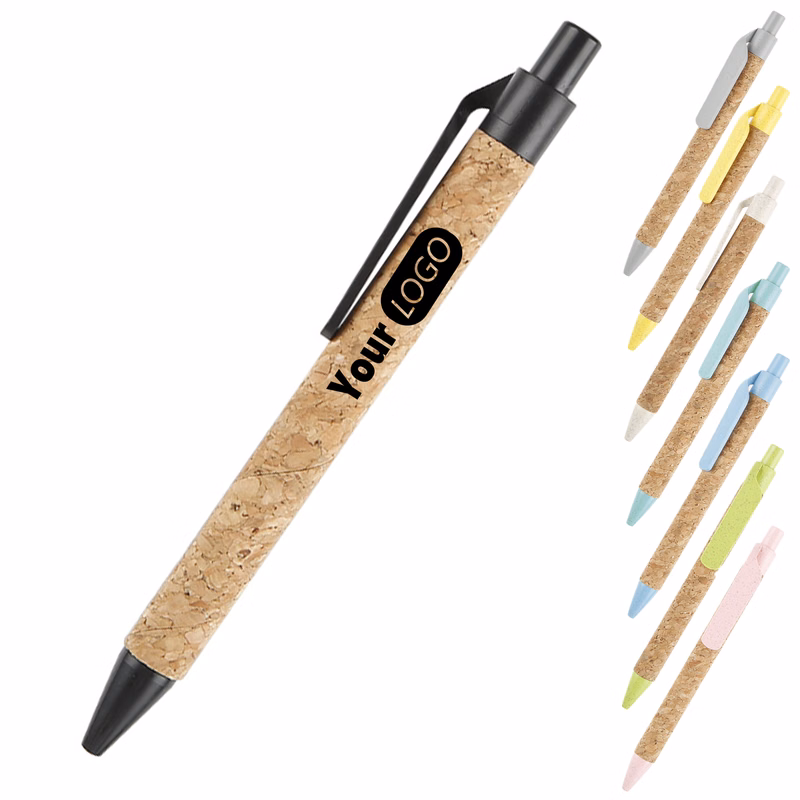Recyclable Cork Click Pen