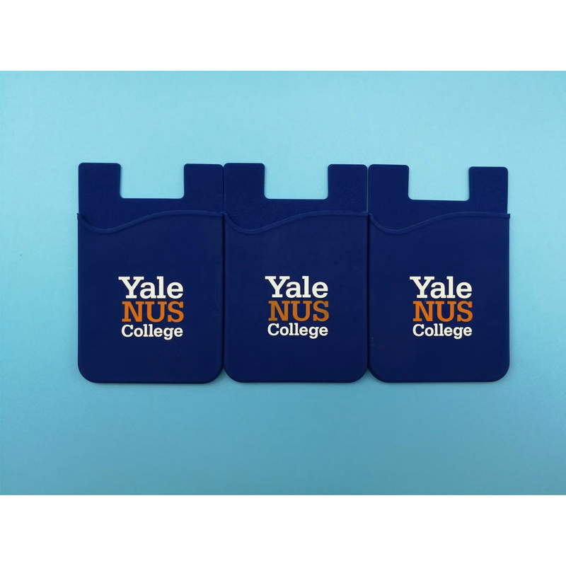 Silicone Cell Phone Wallet Stick-On