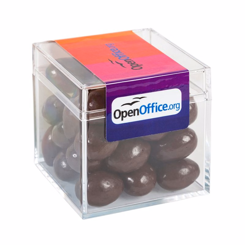 Sweet Boxes with Dark Chocolate Almonds