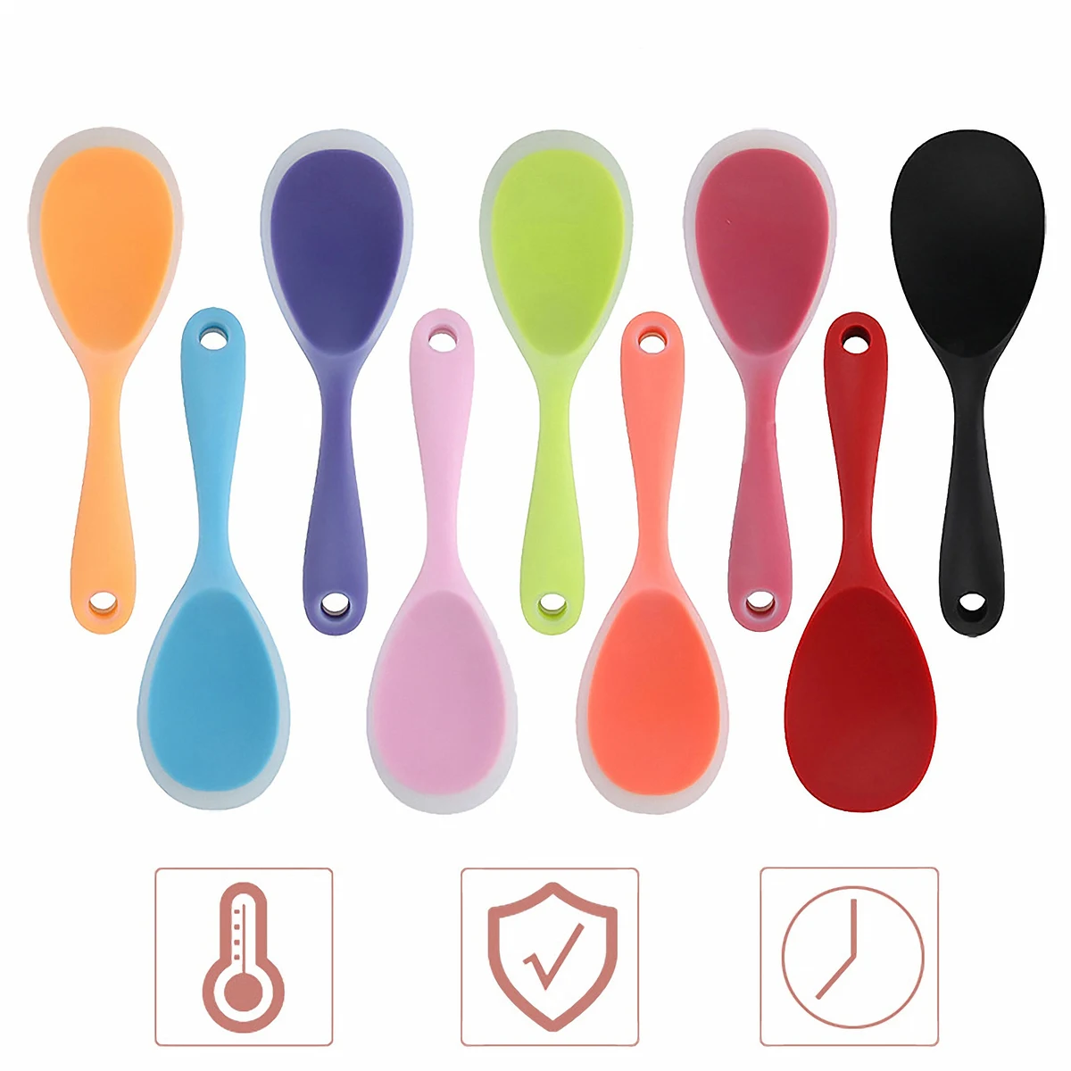 Non-Stick Silicone Rice Paddle 1