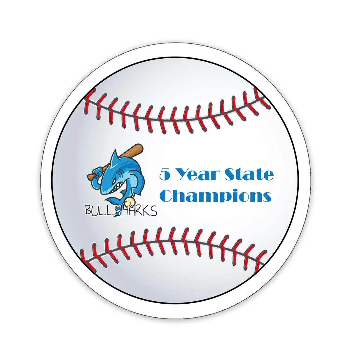 Baseball Shaped NoteKeeper™ Magnet 20 Mil 1