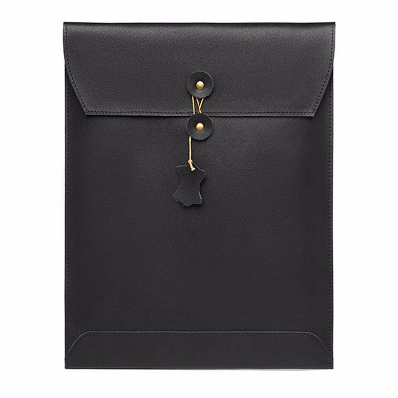 13'' PU Leather String Tie Closure A4 File Folder