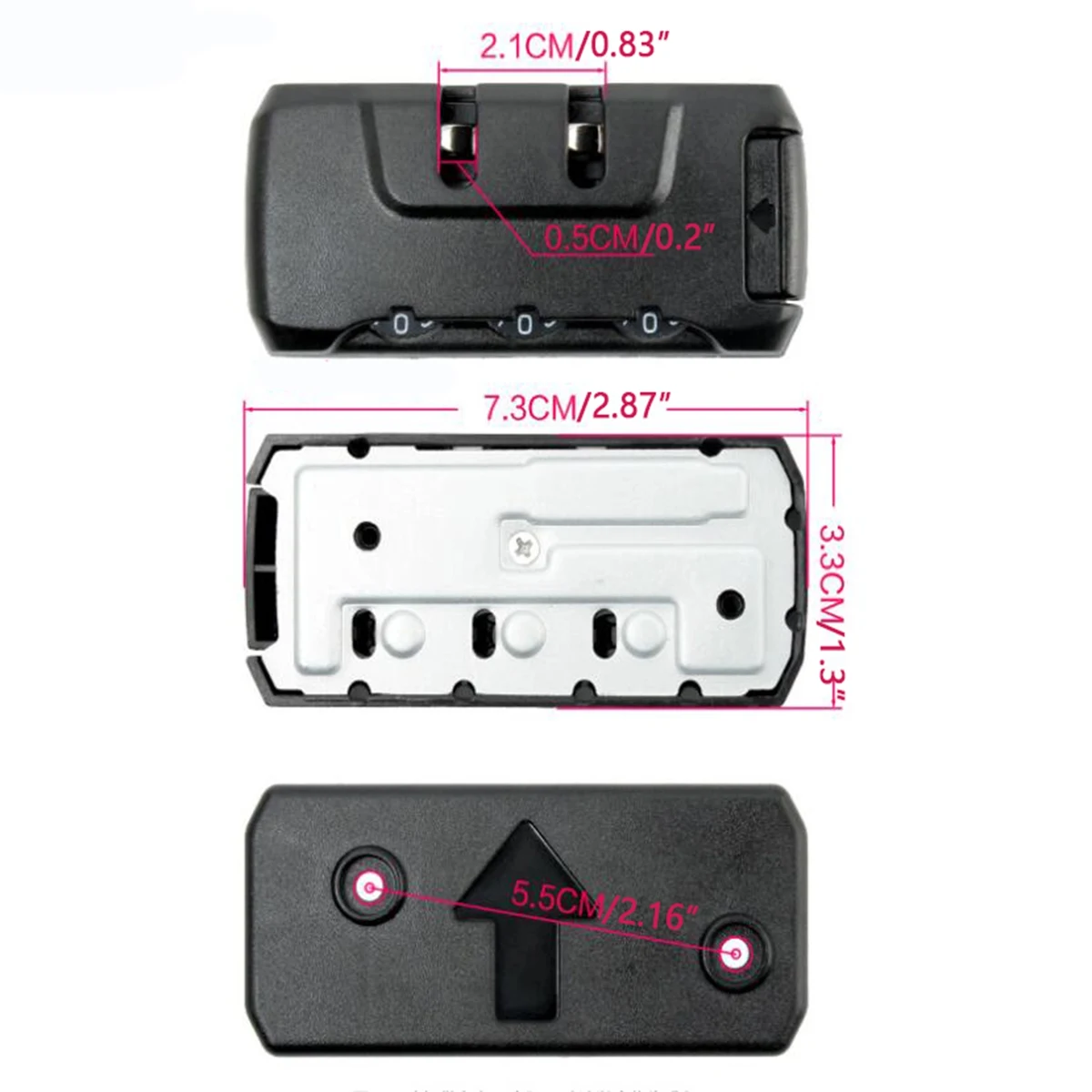 Mini Lightweight Coded Lock 1
