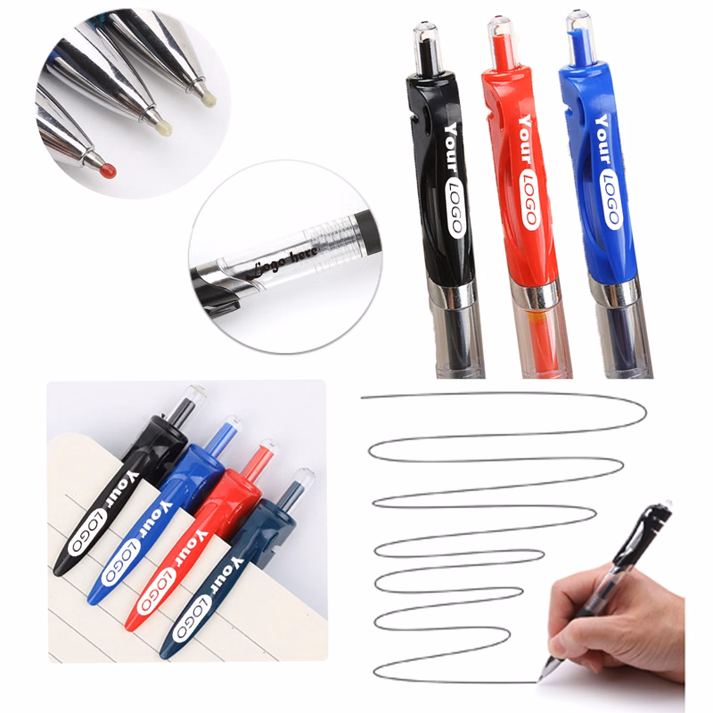 MOQ100 0.5mm Push-Button Signature Pen
