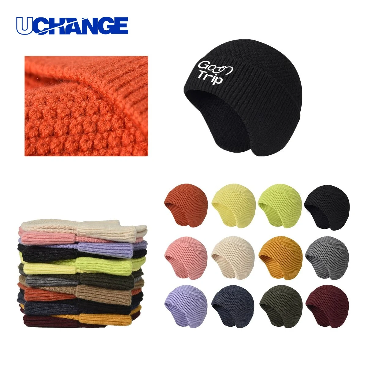 Ribbed Knit Beanie 1