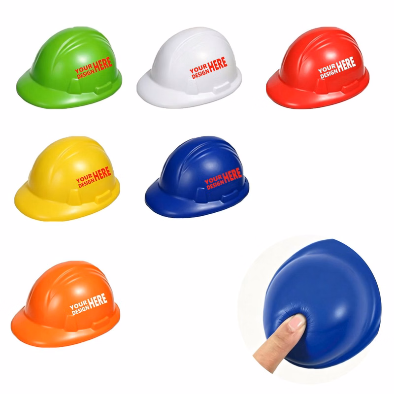 Hard Hat PU Stress Ball