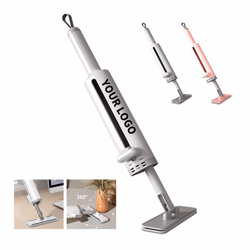 Compact Foldable Sponge Mop With Hanging Slot 18" x 6.3" x 1.8"