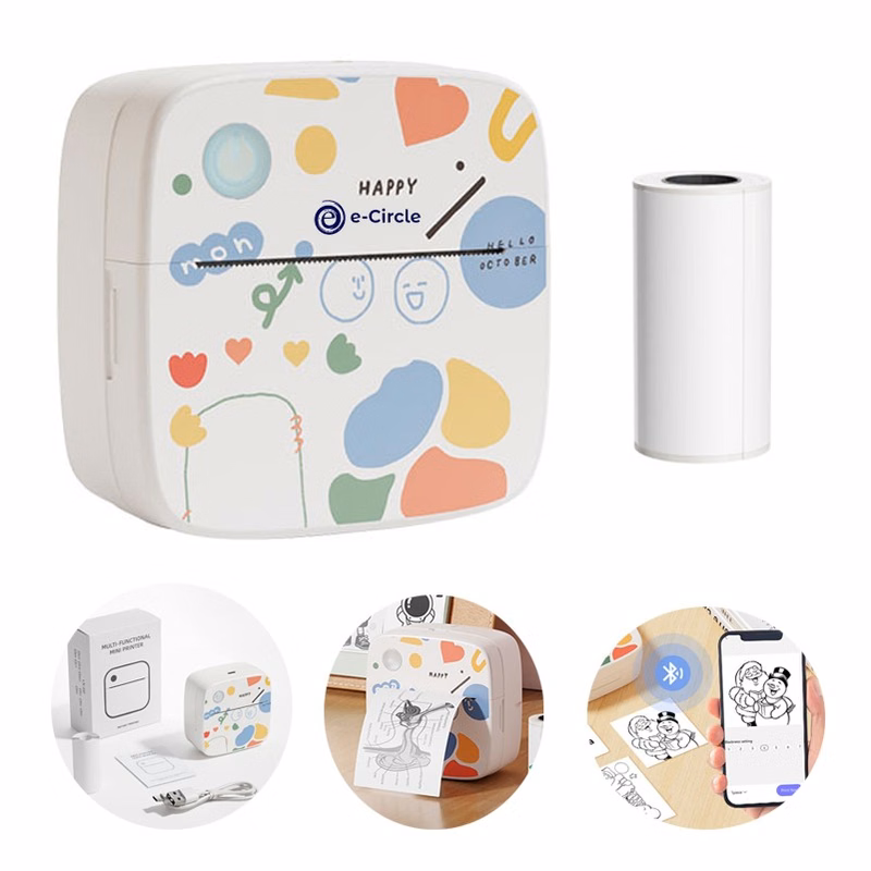 Mini Doodle Tag Photo Error Sorting Portable Printer