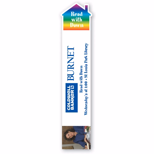 USA Made Thermal Laminated House Top Bookmark (1.75"x7.75")