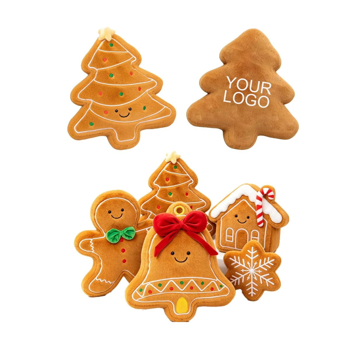 Christmas Gingerbread Man Cushion 1