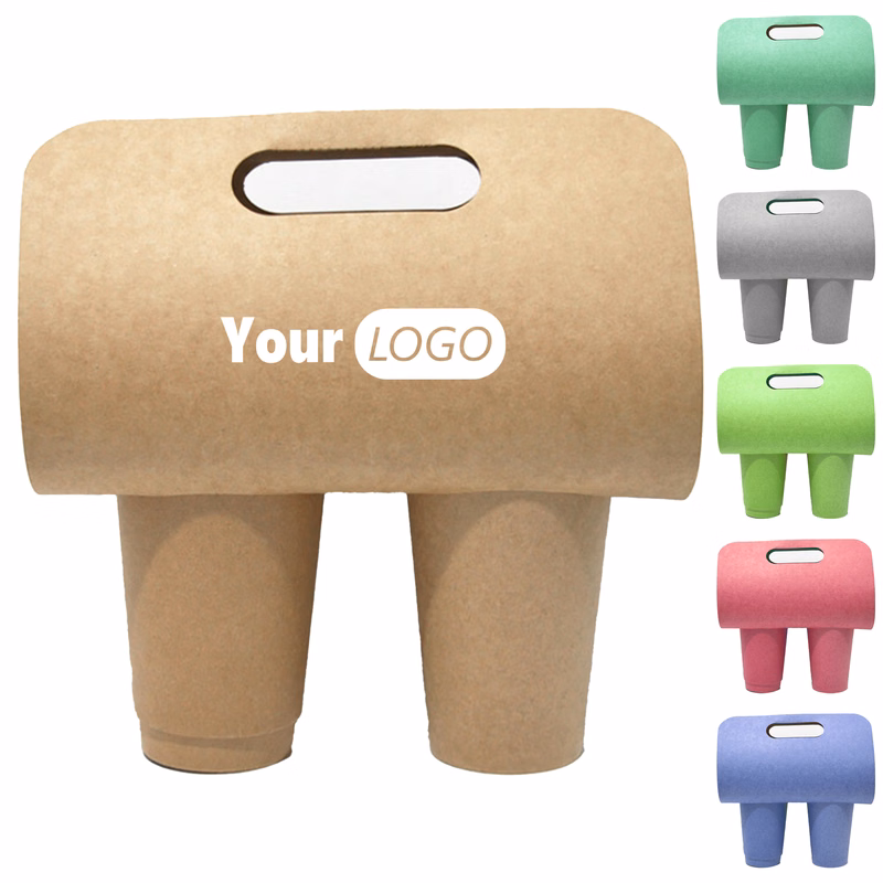 Paper Sturdy Beverage Holder For Hot And Cold Drinks