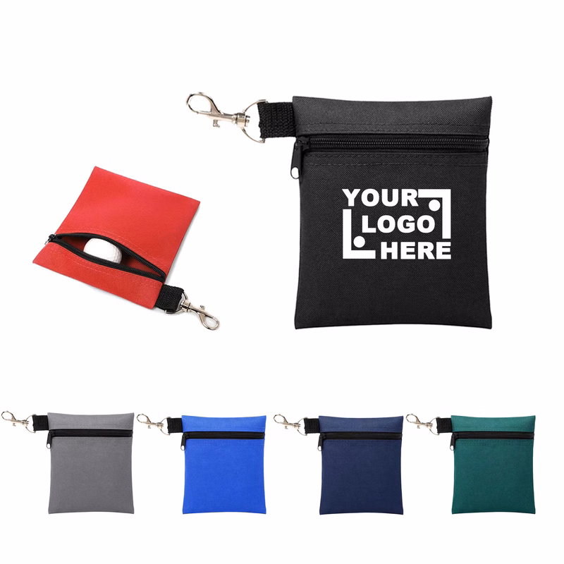 Branded On-Course Golf Essentials Pouch