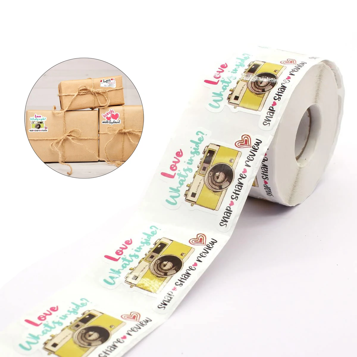 Share Review Cute Camera Stickers 1