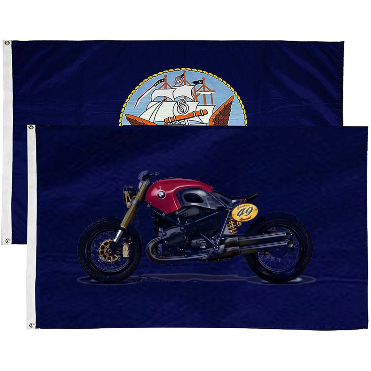 Full Color Large Polyester Flag 1