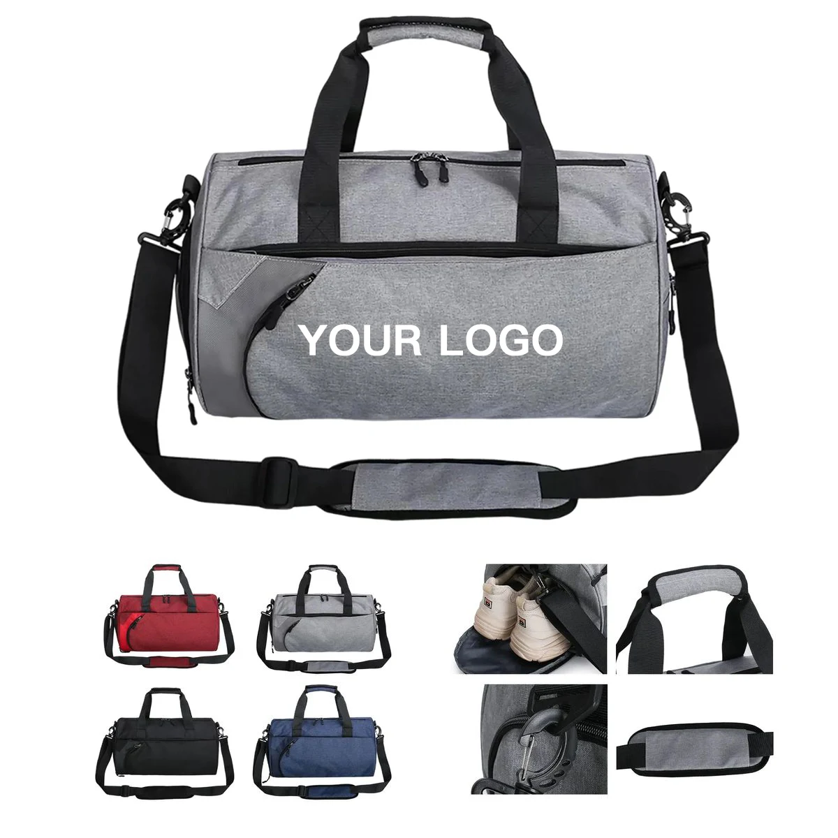 Durable Fitness Duffle Bag with Spacious Interior 1