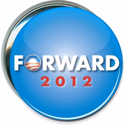 Obama, Forward, 2012, Political Button