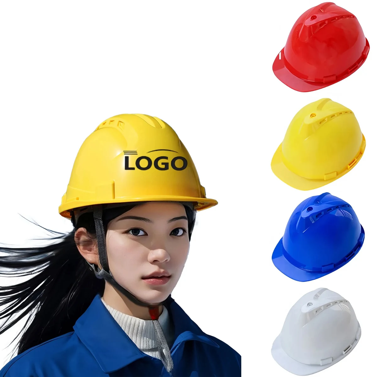 CoolVent Safety Helmet With Turbo Fans Lithium Battery 1