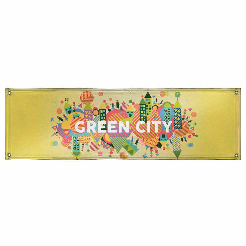 3' x 10' PVC-Free Banner Single-Sided