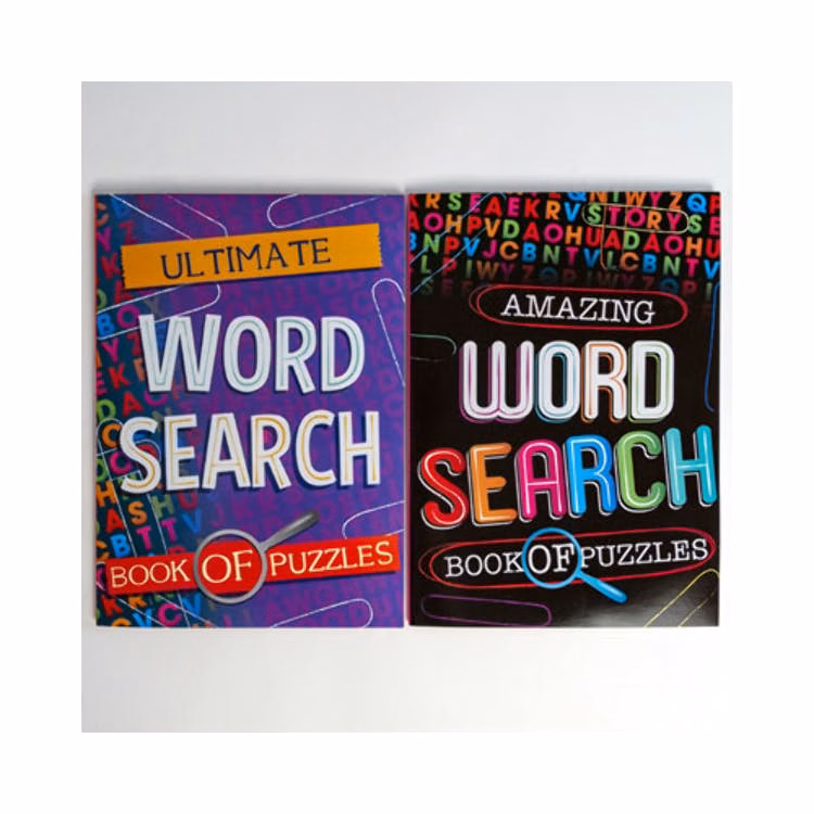 Word Find Books - 2 Assorted Large Print Two Titles