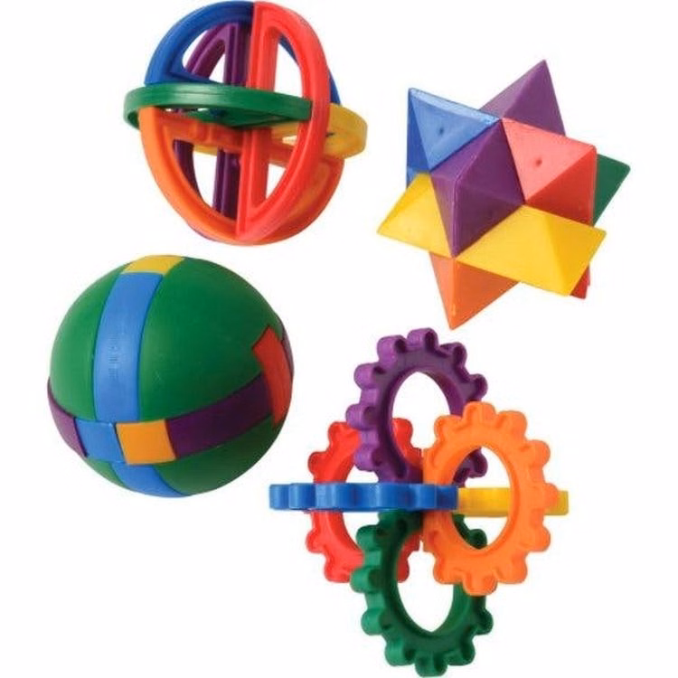 Plastic Puzzle Balls - Assorted
