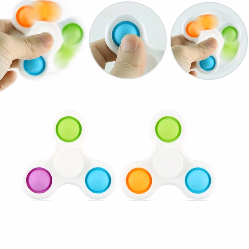 Handheld Mini Anti Stress Pop Fidget Toy Keychain