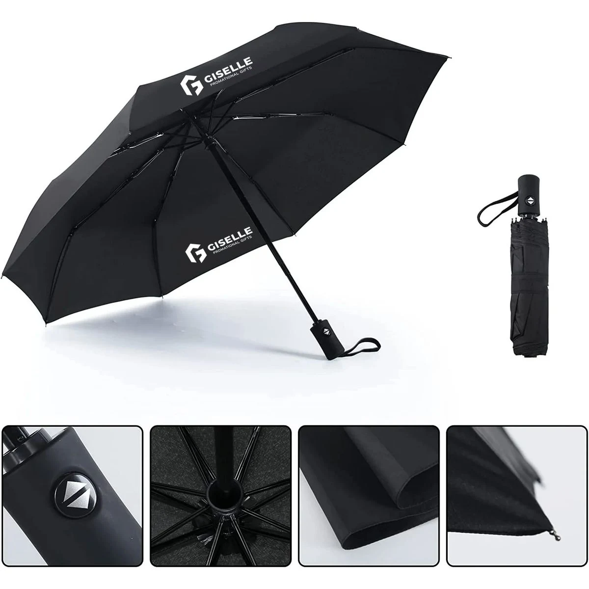 60-Rib Automatic Foldable Wind Rain Sun Proof Umbrella 1