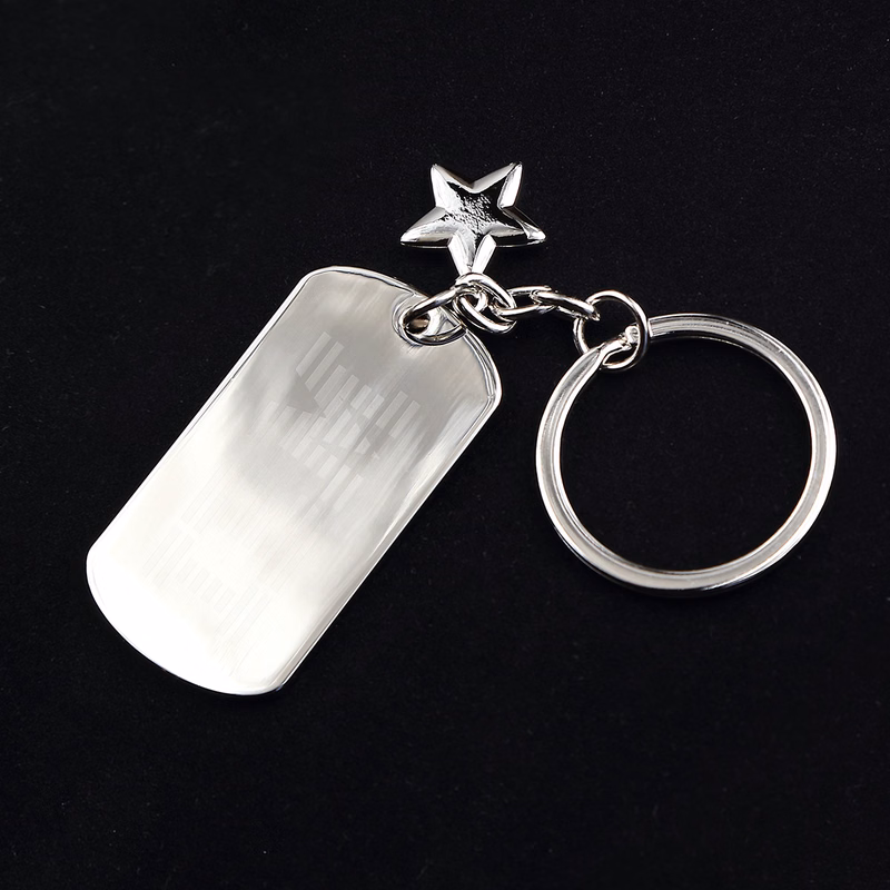 Marin Star Shaped Metal Key Chain