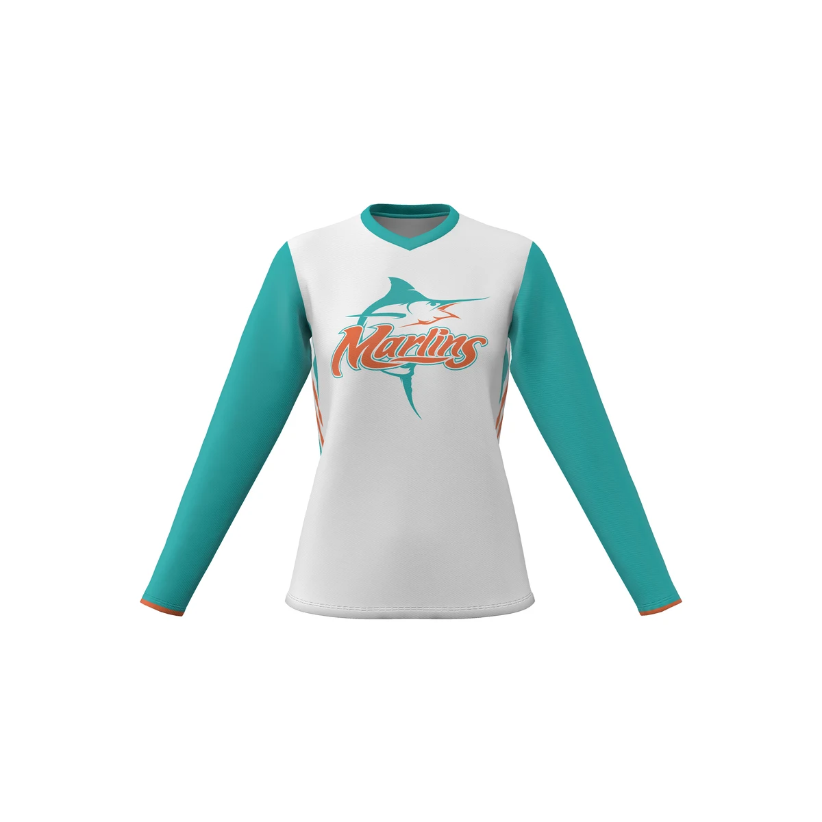 Women's Blitz Long Sleeve V-Neck T-Shirt - Dynapin 1