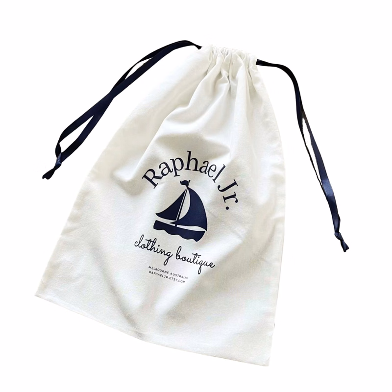 Cotton Polyester Drawstring Pouch Bag