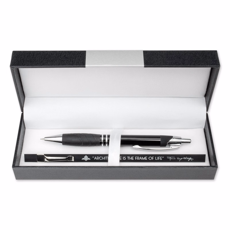 Executive GIFT SET w/ Engineer Pocket Scale and Aluminum Finish Mechanical Pencil