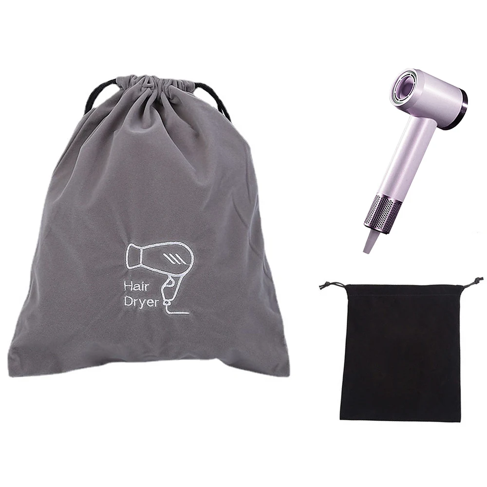 Luxury Velvet Hair Dryer Drawstring Bags 12" W x 12" H 1