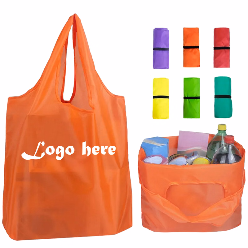 MOQ 50 Eco-Friendly Compact Foldable Shopping Bag